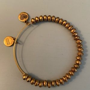Gold beaded Alex and Ani bracelet